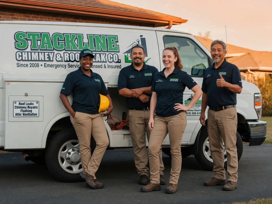 Chimney flashing repair company in Salyer, CA